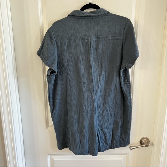 Hatch Blue Maternity Lenora Romper Size 2 - Picture 8 of 8